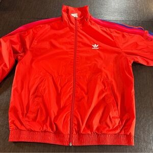 Adidas Originals 3d Trefoil 3-stripes Track Jacket Active Red GE6248 XLarge